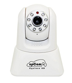 upCam Cyclone HD eco IP Kamera FULL HD 720p 1MP WIFI WLAN Überwachungskamera 